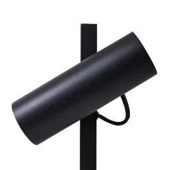 Lucande Gulvlamper|Gulvlamper > gulvlampe Lysias, sort, metal, højde 143,2 cm
