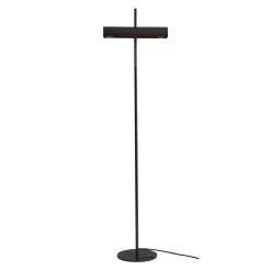 Gulvlamper ^ Lucande gulvlampe Nysira, grå metallic, 2 lyskilder