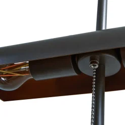 Gulvlamper ^ Lucande gulvlampe Nysira, grå metallic, 2 lyskilder