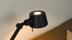 Lucande Arbejdsrum/Kontor|Gulvlamper > gulvlampe Silka, højde 173 cm, sort, metal