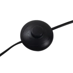 Gulvlamper ^ Lucande gulvlampe Visata, sort, glas, 3-lys, stativ