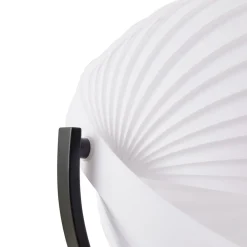 Lucande Gulvlamper > Helva gulvlampe, 150 cm, hvid/sort, drejelig