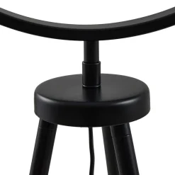 Lucande Gulvlamper > Helva gulvlampe, 150 cm, hvid/sort, drejelig