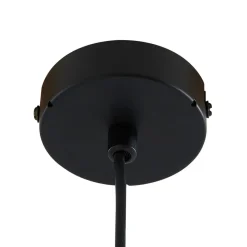 Lucande Pendellamper > hængelampe Bidolo, sort, glas, Ø 15 cm, IP44