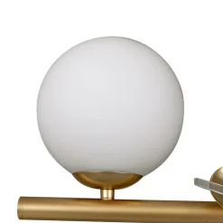 Lucande Pendellamper|Pendellamper > hængelampe Isandro, 95 cm, guld, hvid, 7 lyskilder, G9