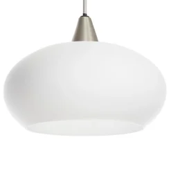 Pendellamper|Pendellamper ^ Lucande hængelampe Sharvil, 3 lyskilder, hvid, glas, 97 cm