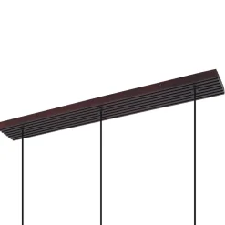 Pendellamper|Pendellamper ^ Lucande hængelampe Veloura, 3 lyskilder, 84 cm, glas, træ