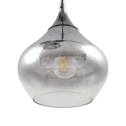 Lucande Pendellamper > Jarven hængelampe, 3 lyskilder, sort, glas