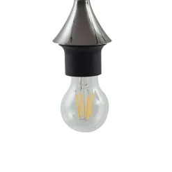Pendellamper ^ Lucande Jarven hængelampe, 7 lyskilder, sort, glas