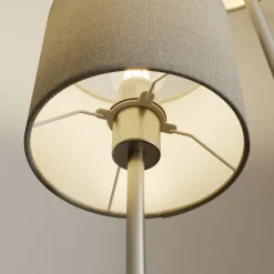 Lucande Gang|Gulvlamper > Juljana gulvlampe, 2 lk., stofskærme