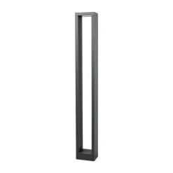 Gadebelysning ^ Lucande Jupp LED-vejlampe, 90 cm, antracit, metal, IP54