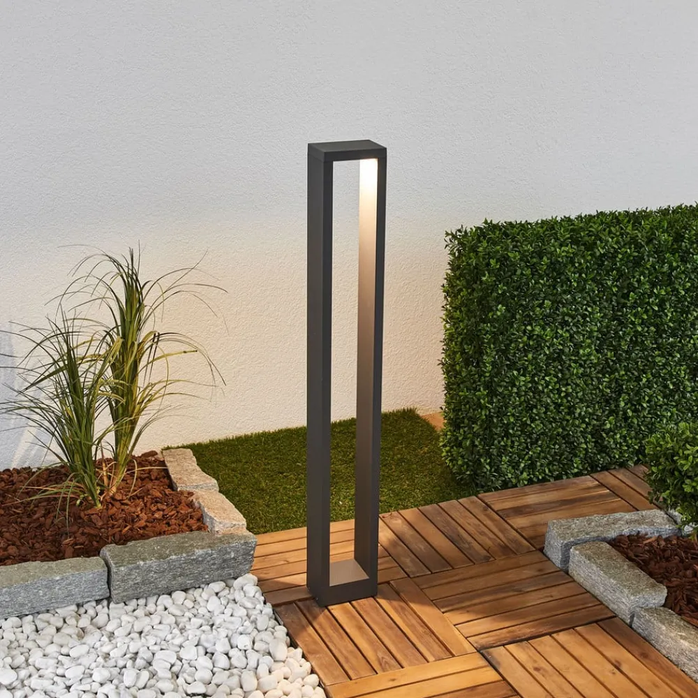 Lucande Terrassebelysning|Gadebelysning > Jupp LED-vejlampe, sæt med 4, 90 cm, antracit, IP54