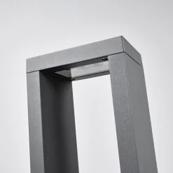 Lucande Terrassebelysning|Gadebelysning > Jupp LED-vejlampe, sæt med 4, 90 cm, antracit, IP54