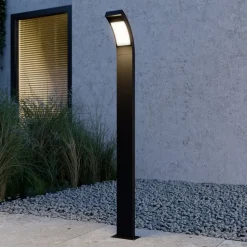 Lucande Terrassebelysning|Gadebelysning > Juvia LED-vejlampe, 100 cm, antracit, metal, IP54