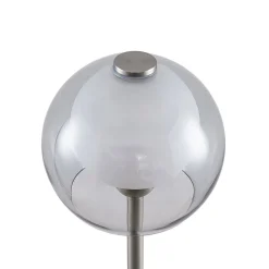 Lucande Gulvlamper > Kaiya gulvlampe med glasskærm