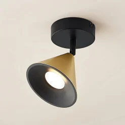 Lucande Loftlamper > Kartio loftlampe 1 lysk., drejelig messing