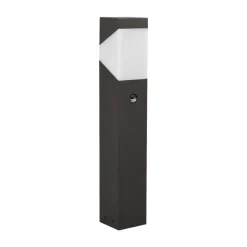 Lucande Sokkellamper Med Sensor|Sokkellamper > Kiran sokkellampe, 60 cm, sensor, grå, IP44, E27