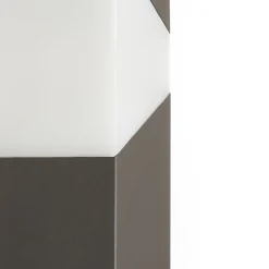 Terrassebelysning|Gadebelysning ^ Lucande Kiran vejlampe, 100 cm, grå, metal, IP44, E27