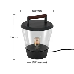 Lucande Dekorationsbelysning|Terrassebelysning > Larkyn bordlampe, udendørs dekoration