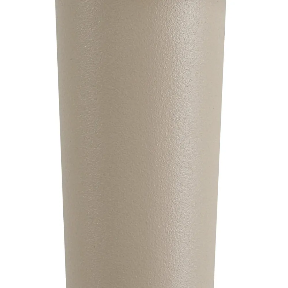 Dekorationsbelysning ^ Lucande LED-batteridrevet lysestage Lea, vase, beige, 28 cm