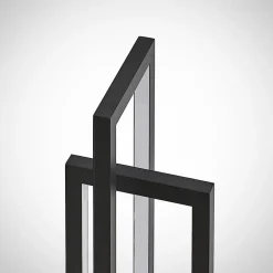 Lucande Pendellamper > LED-bordlampe Hylda, højde 42 cm, sort, aluminium