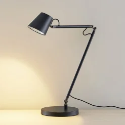 Arbejdsrum/Kontor|Bordlamper ^ Lucande LED-bordlampe Tarris, højde 46 cm, sort