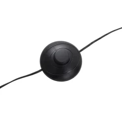 Gulvlamper|Gulvlamper ^ Lucande LED-buelampe Boga, sort, metal, dæmpbar