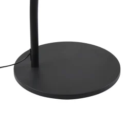 Gulvlamper|Gulvlamper ^ Lucande LED-buelampe Boga, sort, metal, dæmpbar