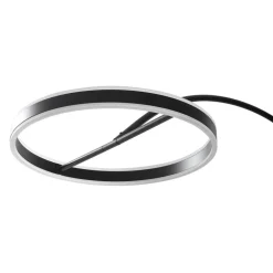 Lucande Pendellamper|Gulvlamper > LED buelampe Yekta, sort, 183 cm, dæmpbar