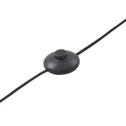 Lucande Pendellamper|Gulvlamper > LED buelampe Yekta, sort, 183 cm, dæmpbar