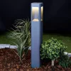 Lucande Gadebelysning > LED-gadelampe Annika, antracit, metal, 80 cm