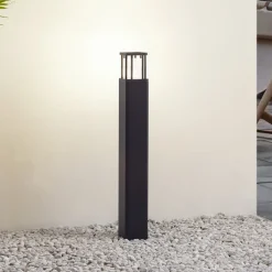 Lucande Gadebelysning > LED-gadelampe Dakil, sort, aluminium