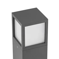 Lucande Terrassebelysning|Gadebelysning > LED-gadelampe Dewari, 65 cm, mørkegrå, IP54