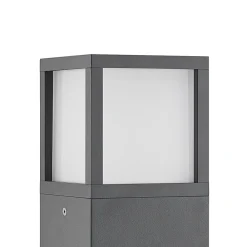 Lucande Terrassebelysning|Gadebelysning > LED-gadelampe Dewari, 65 cm, mørkegrå, IP54