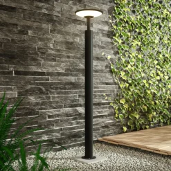 Lucande Terrassebelysning > LED-gadelampe Fenia, 100 cm, antracit, IP65