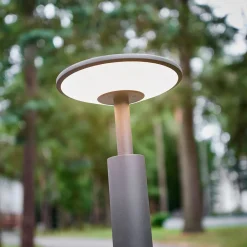 Lucande Terrassebelysning > LED-gadelampe Fenia, 100 cm, antracit, IP65