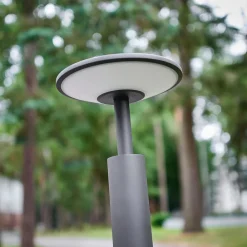 Lucande Terrassebelysning > LED-gadelampe Fenia, 100 cm, antracit, IP65