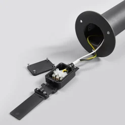 Lucande Terrassebelysning > LED-gadelampe Fenia, 100 cm, antracit, IP65