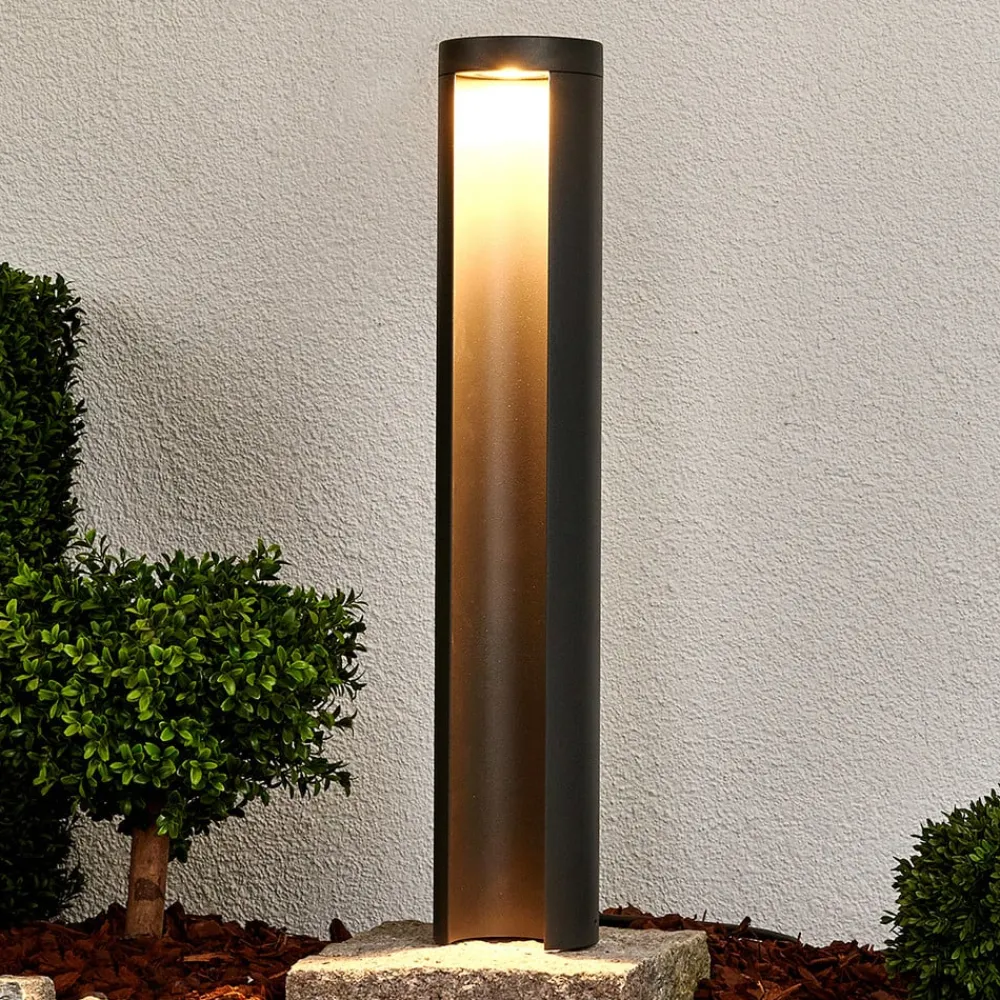 Lucande Terrassebelysning|Gadebelysning > LED-gadelampe Jaron, 65 cm, antracit, IP54