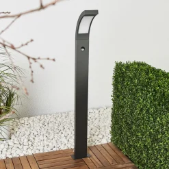 Lucande Gadebelysning Med Sensor|Terrassebelysning > LED-gadelampe Juvia, 100 cm, bevægelsessensor, IP54