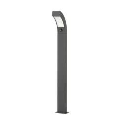 Gadebelysning Med Sensor|Gadebelysning ^ Lucande LED-gadelampe Lennik, sensor, 100 cm, antracit