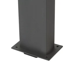 Gadebelysning Med Sensor|Gadebelysning ^ Lucande LED-gadelampe Lennik, sensor, 100 cm, antracit