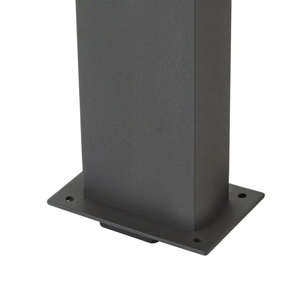Gadebelysning Med Sensor|Gadebelysning ^ Lucande LED-gadelampe Lennik, sensor, 100 cm, antracit