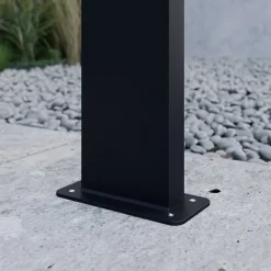 Lucande Gadebelysning Med Sensor|Terrassebelysning > LED-gadelampe Nevio, sensor, 60 cm, antracit