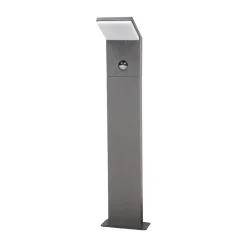 Lucande Gadebelysning Med Sensor|Terrassebelysning > LED-gadelampe Nevio, sensor, 60 cm, antracit