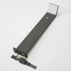 Lucande Gadebelysning Med Sensor|Terrassebelysning > LED-gadelampe Nevio, sensor, 60 cm, antracit