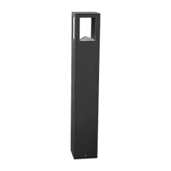 Terrassebelysning ^ Lucande LED-gadelampe Nicola, 65 cm, antracit, P54