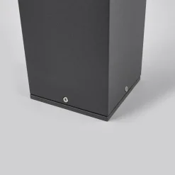 Terrassebelysning ^ Lucande LED-gadelampe Nicola, 65 cm, antracit, P54