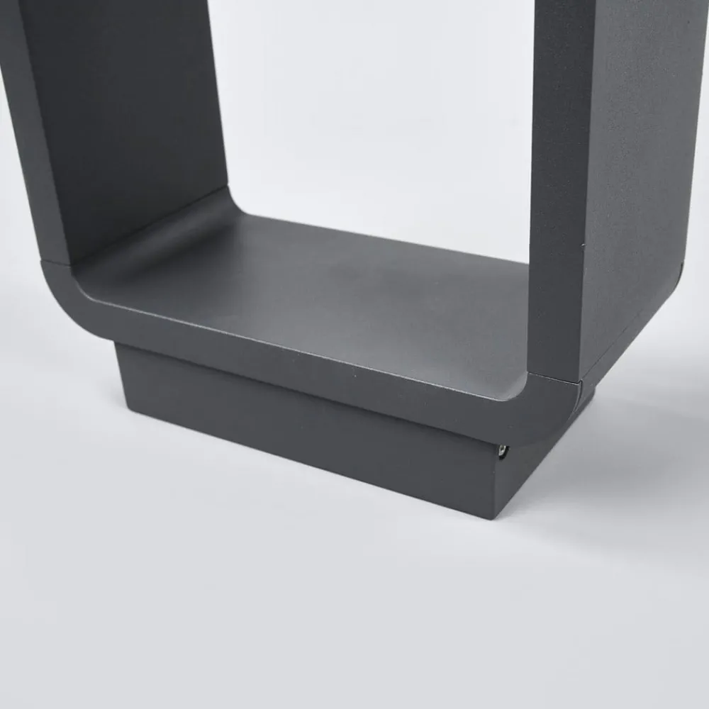 Lucande Terrassebelysning|Gadebelysning > LED-gadelampe Ninon, 80 cm, antracit, metal