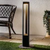 Terrassebelysning|Gadebelysning ^ Lucande LED-gadelampe Pirron, 80 cm, trekantet, IP54